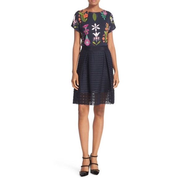 Ted Baker Dresses & Skirts - Lovely navy Ted Baker skirt. Size 8-10 (Ted 3)